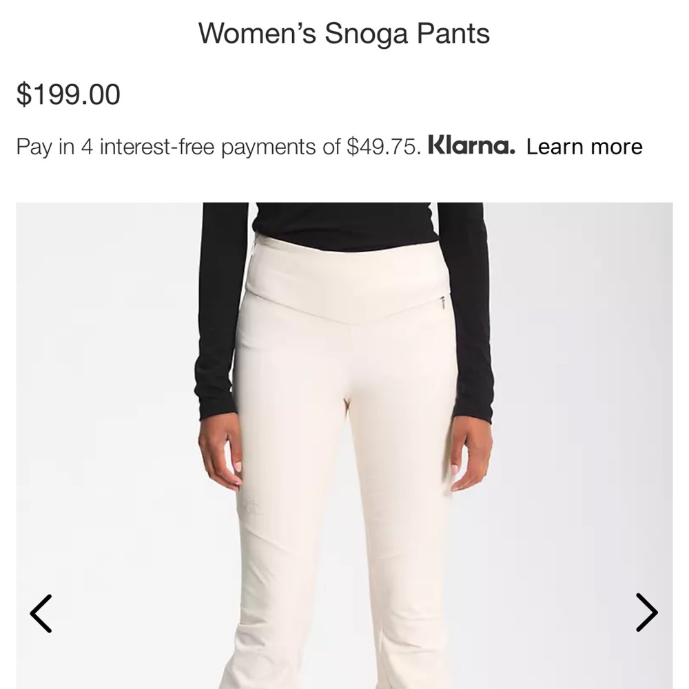 The north face Women’s Snoga Pants